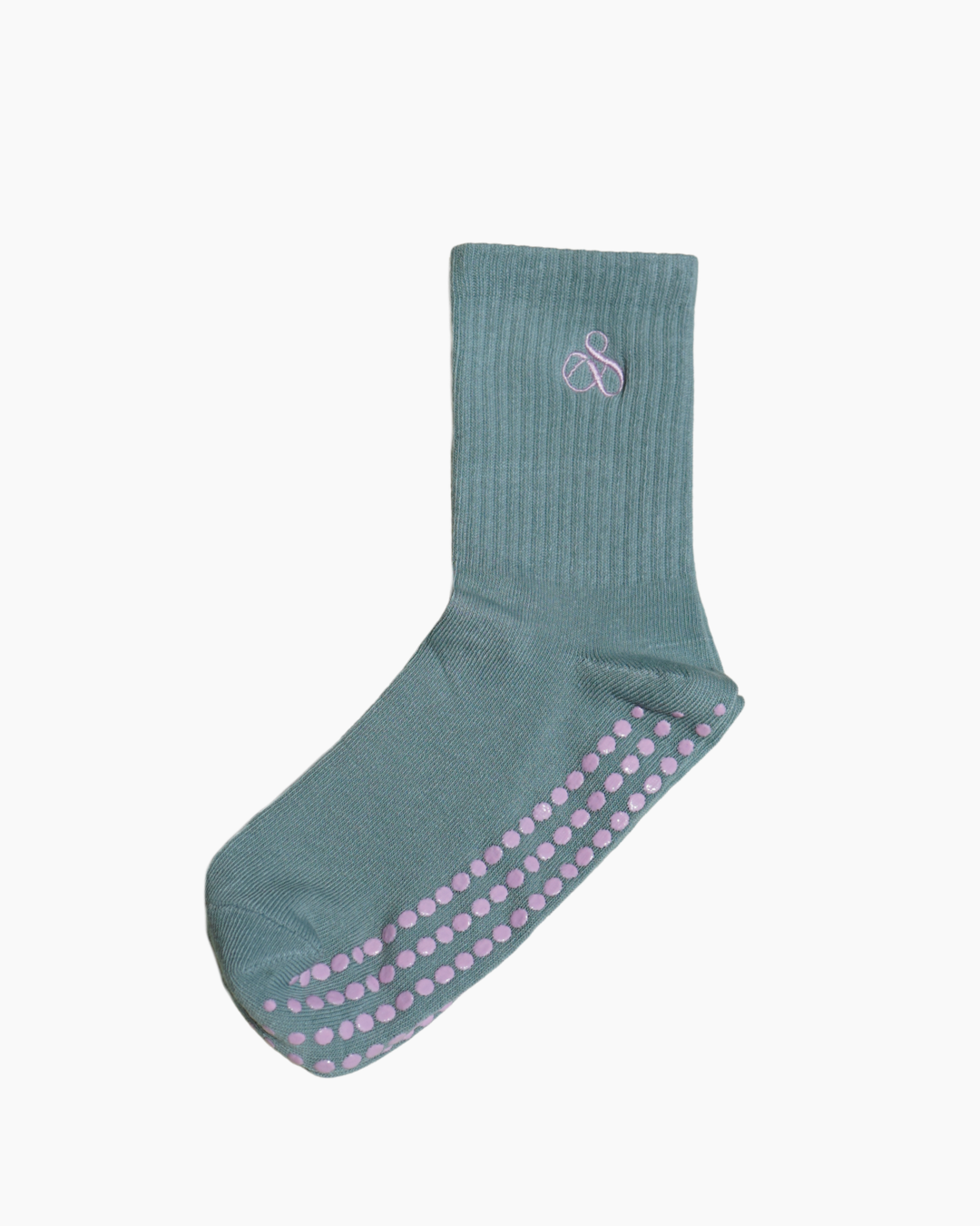 Blush Sage Pilates Socks